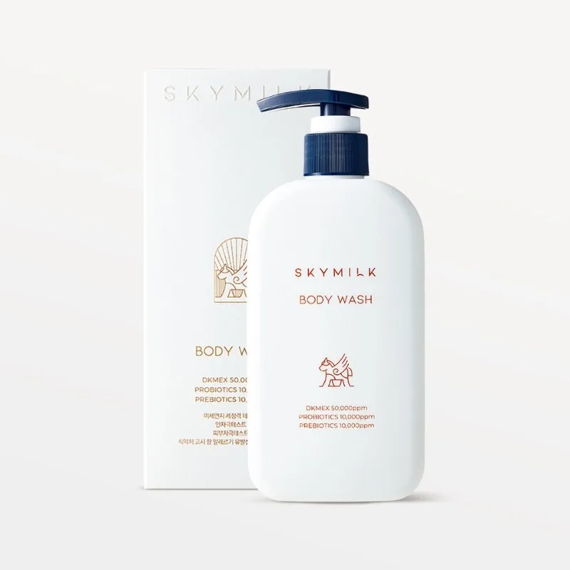 SKYMILK „Prebiotics & Postbiotics Body Wash“ kūno prausiklis 300 ml