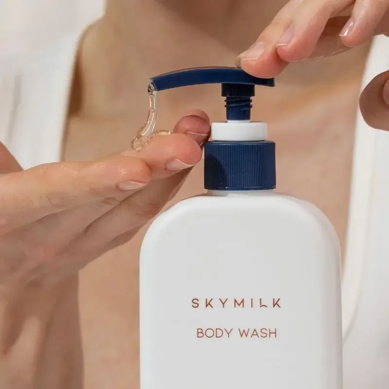 SKYMILK „Prebiotics & Postbiotics Body Wash“ kūno prausiklis 300 ml - 4