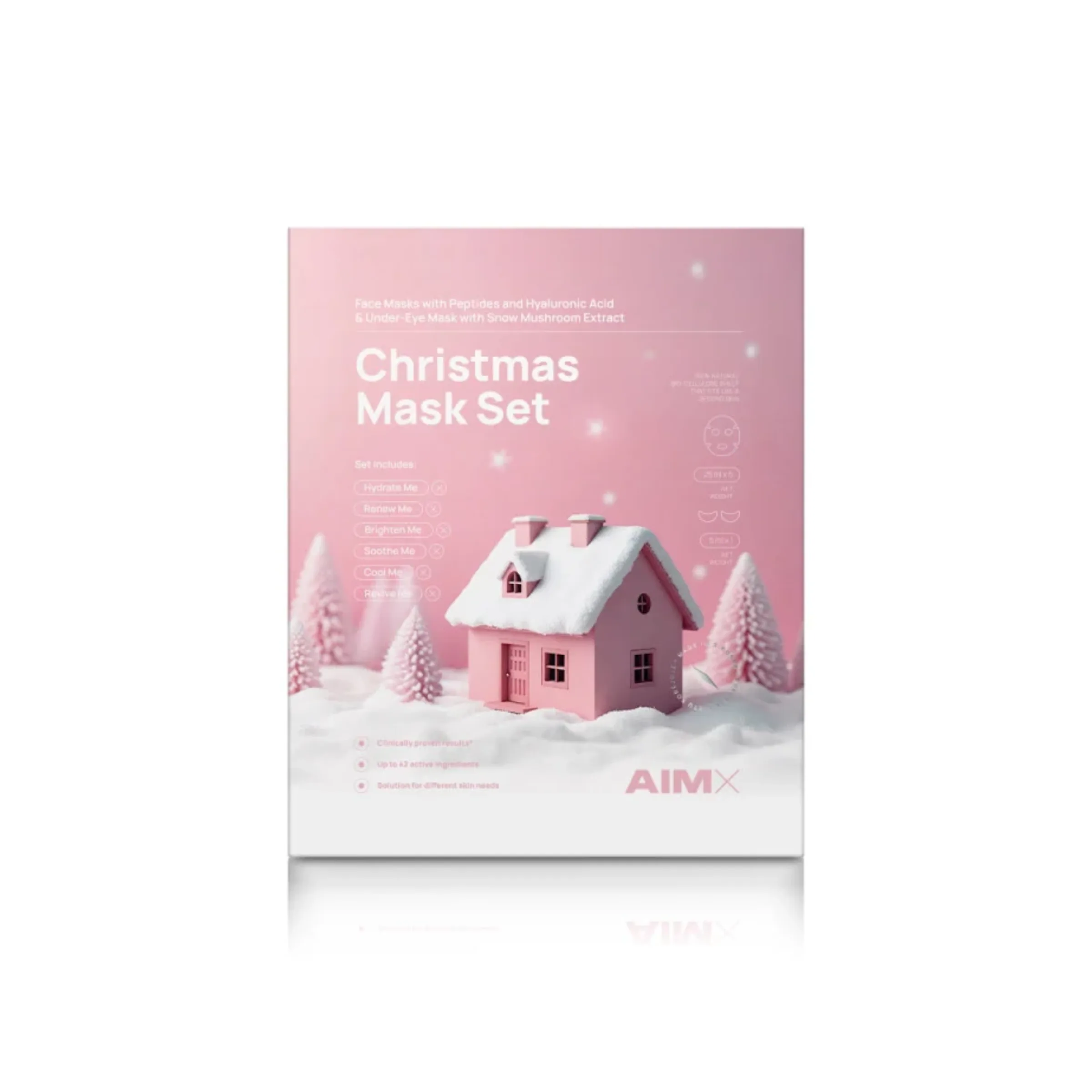 AIMX veido kaukių rinkinys „Christmas Mask Set“ 6 vnt. - 3