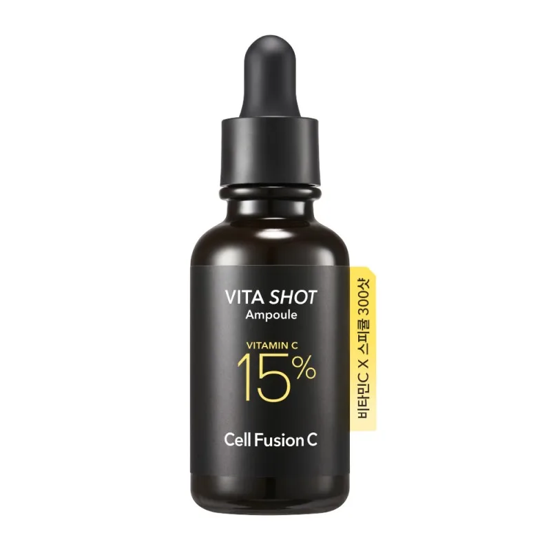 Cell Fusion C "Toning C Vita-shot Ampoule" 15 % vitamino C koncentruotas serumas su spikulėmis 20 g