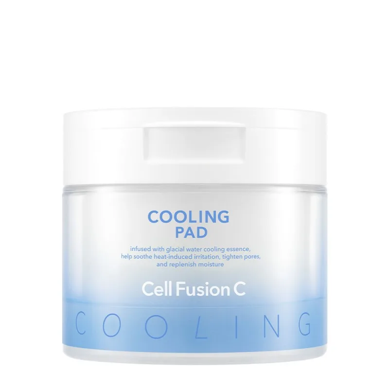 Cell Fusion C "First Cooling Pad" vėsinantis ir drėkinantis tonikas (70 diskelių)