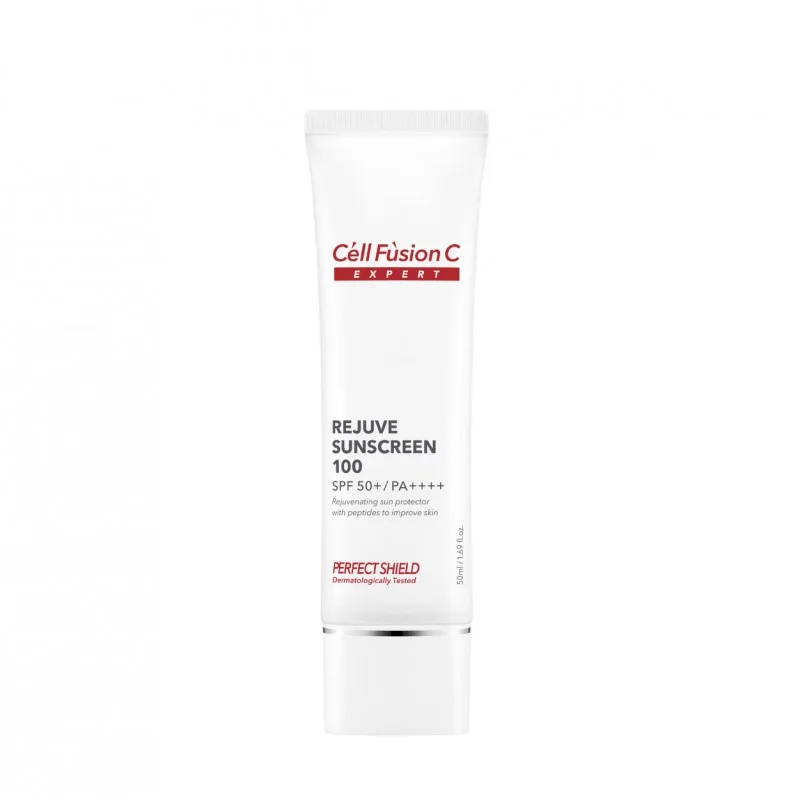 Cell Fusion C Expert Rejuve Sunscreen 100 SPF50+ regeneruojantis apsauginis kremas nuo saulės 50 ml