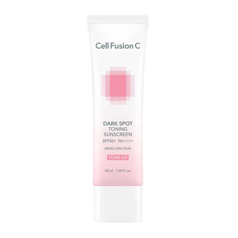 Cell Fusion C "Dark Spot Toning Sunscreen SPF 50+ PA++++" tonizuojantis apsauginis kremas nuo saulės 50 ml