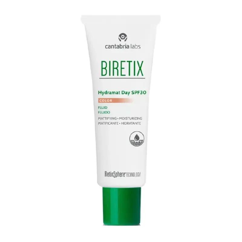 Biretix Hydramat Day SPF30 Color tonuotas veido kremas 50 ml.