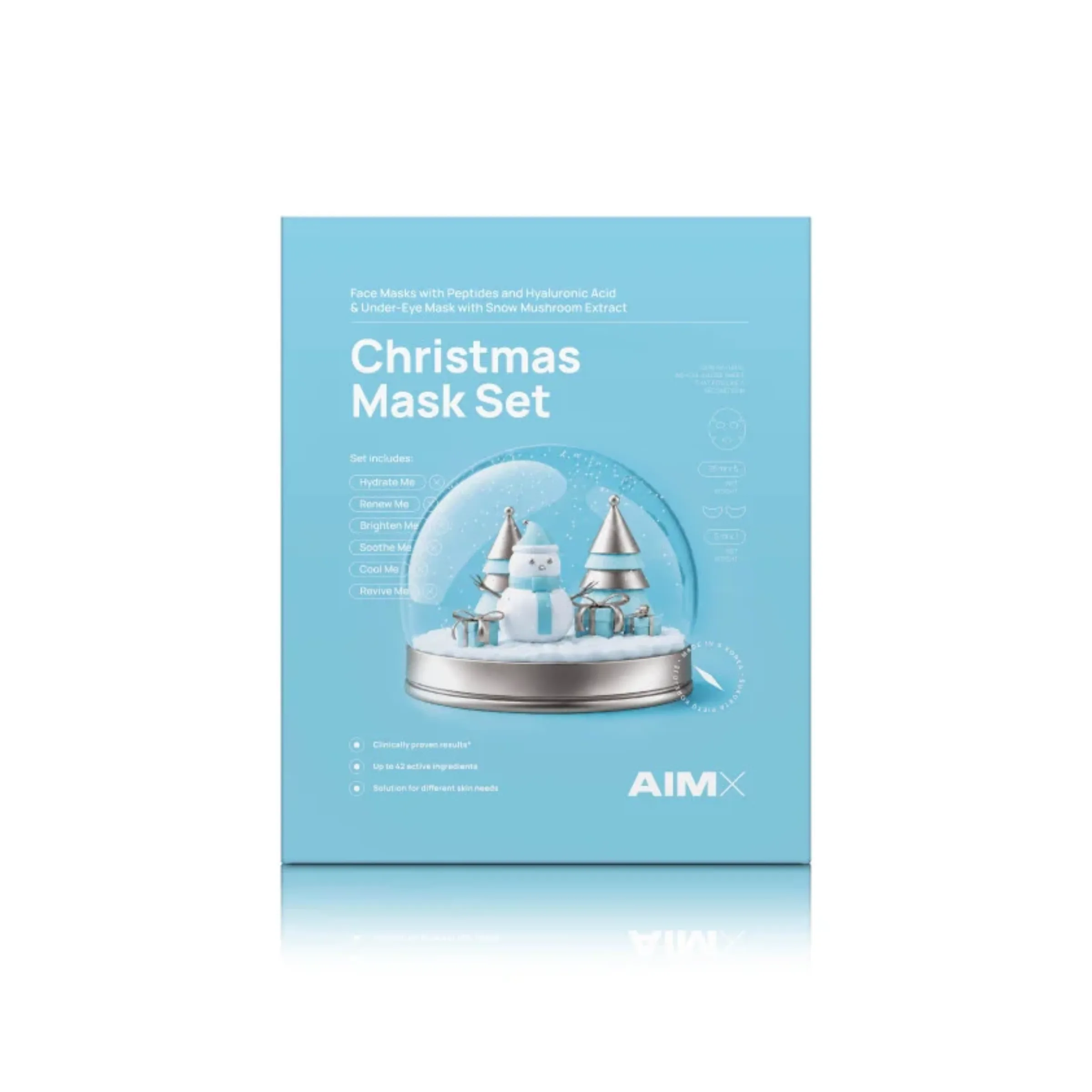 AIMX veido kaukių rinkinys „Christmas Mask Set“ 6 vnt. - 2