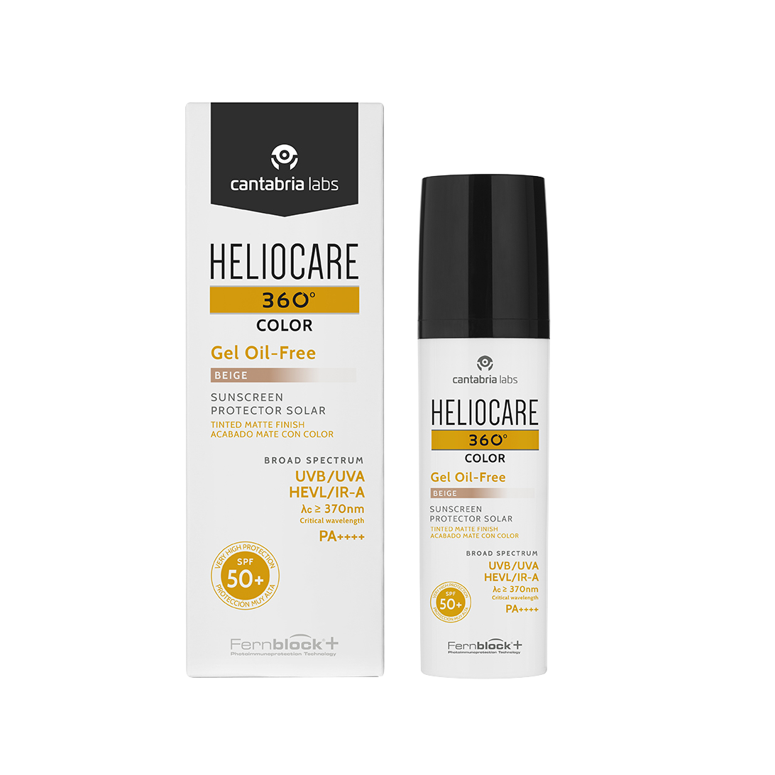 Heliocare 360 Color Oil-Free apsauginis gelis SPF50+ 50 ml (Beige)