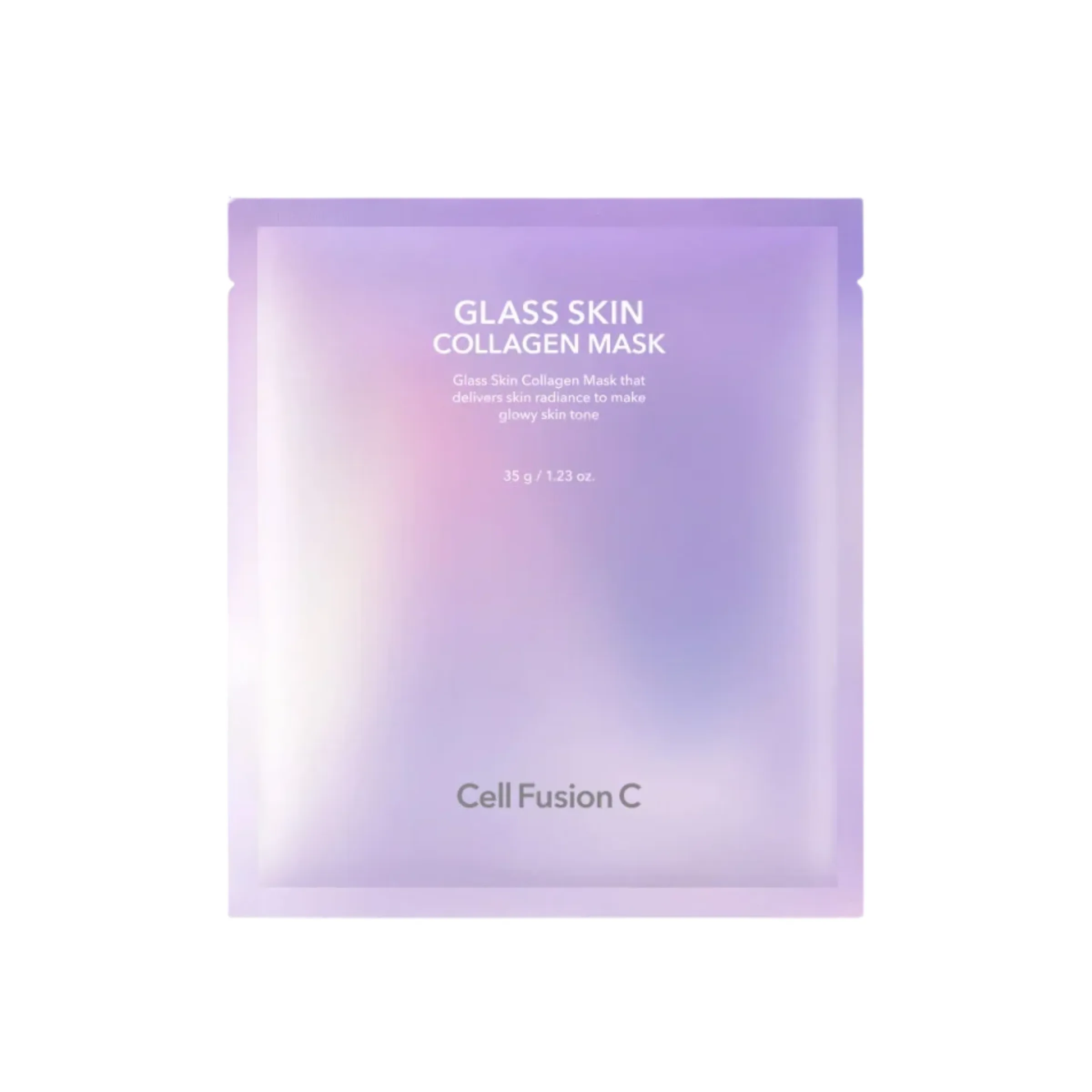 Cell Fusion C Glass Skin Collagen Mask skaistinanti hidrogelinė kaukė su kolagenu 1 vnt x 35 g - 2