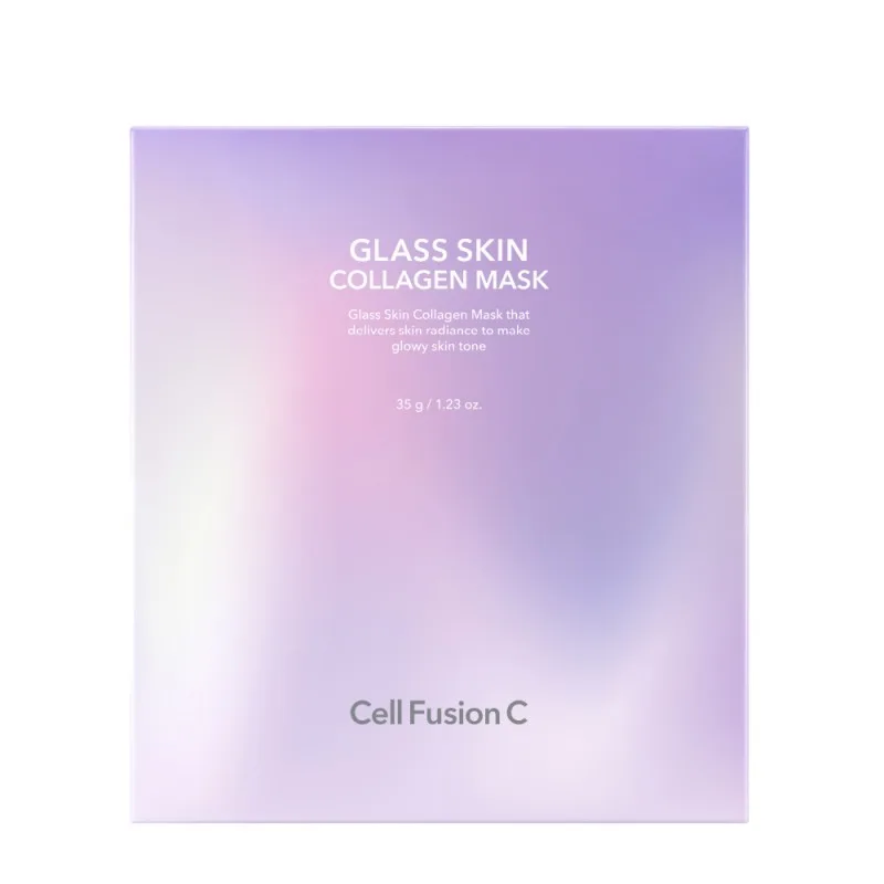 Cell Fusion C Glass Skin Collagen Mask skaistinanti hidrogelinė kaukė su kolagenu 1 vnt x 27 g