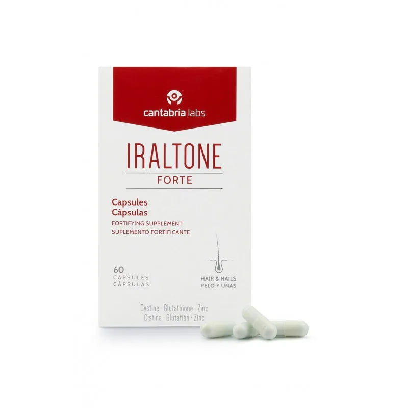 Cantabria Labs Iraltone Forte maisto papildas plaukams 60 kapsulių
