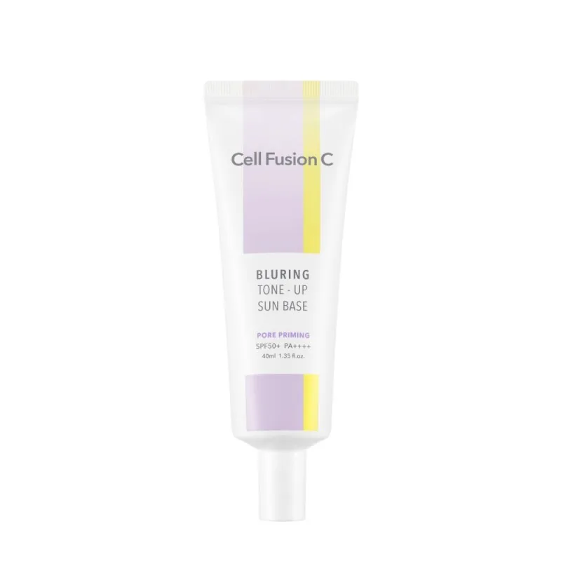 Cell Fusion C "Blurring Tone-Up Sun Base SPF 50+ PA++++" poras maskuojanti makiažo bazė su apsauga nuo saulės 40 ml