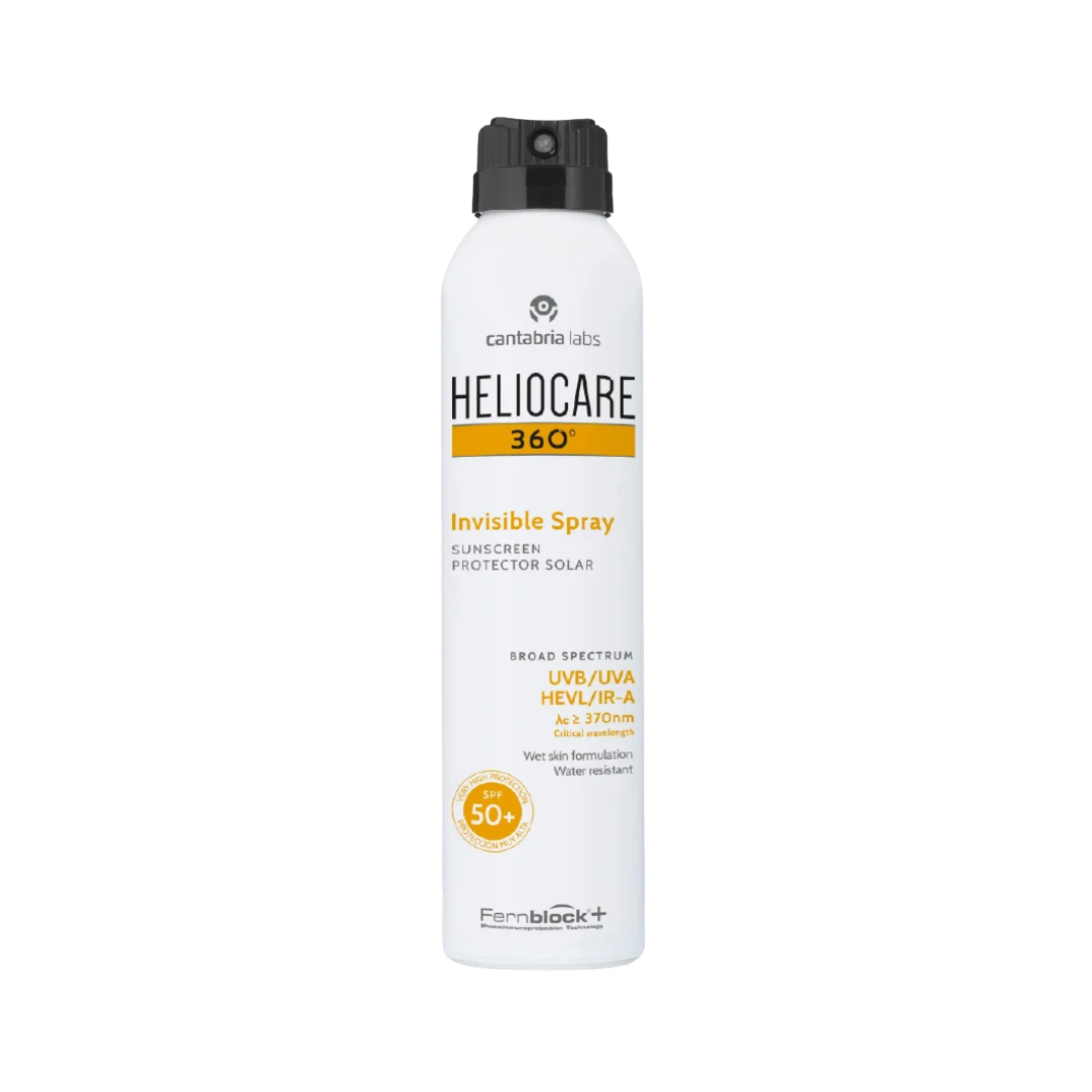 Heliocare 360 Invisible apsauginis puškiklis kūnui nuo saulės SPF50 200 ml