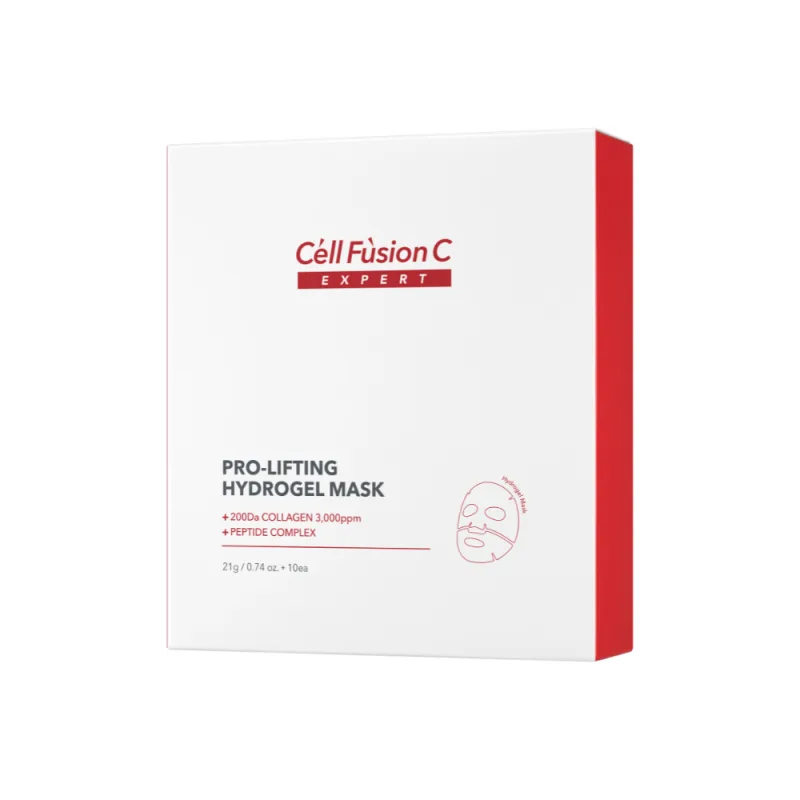 Cell Fusion C Expert Pro Lifting Hydrogel Mask stangrinamoji hidrogelinė veido kaukė 21 g x 10 vnt
