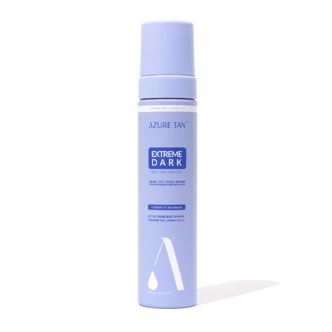 Azure Tan "Extreme Dark - Extreme To Max" greito poveikio savaiminio įdegio putos – itin tamsus atspalvis 200 ml
