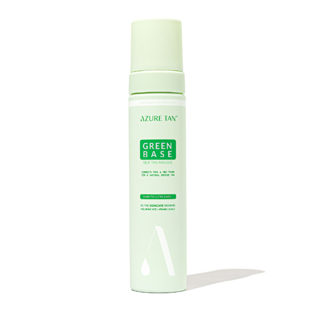 Azure Tan "Green Base Dark To Ultra Dark" Greito poveikio savaiminio įdegio putos - tamsus atspalvis 200 ml