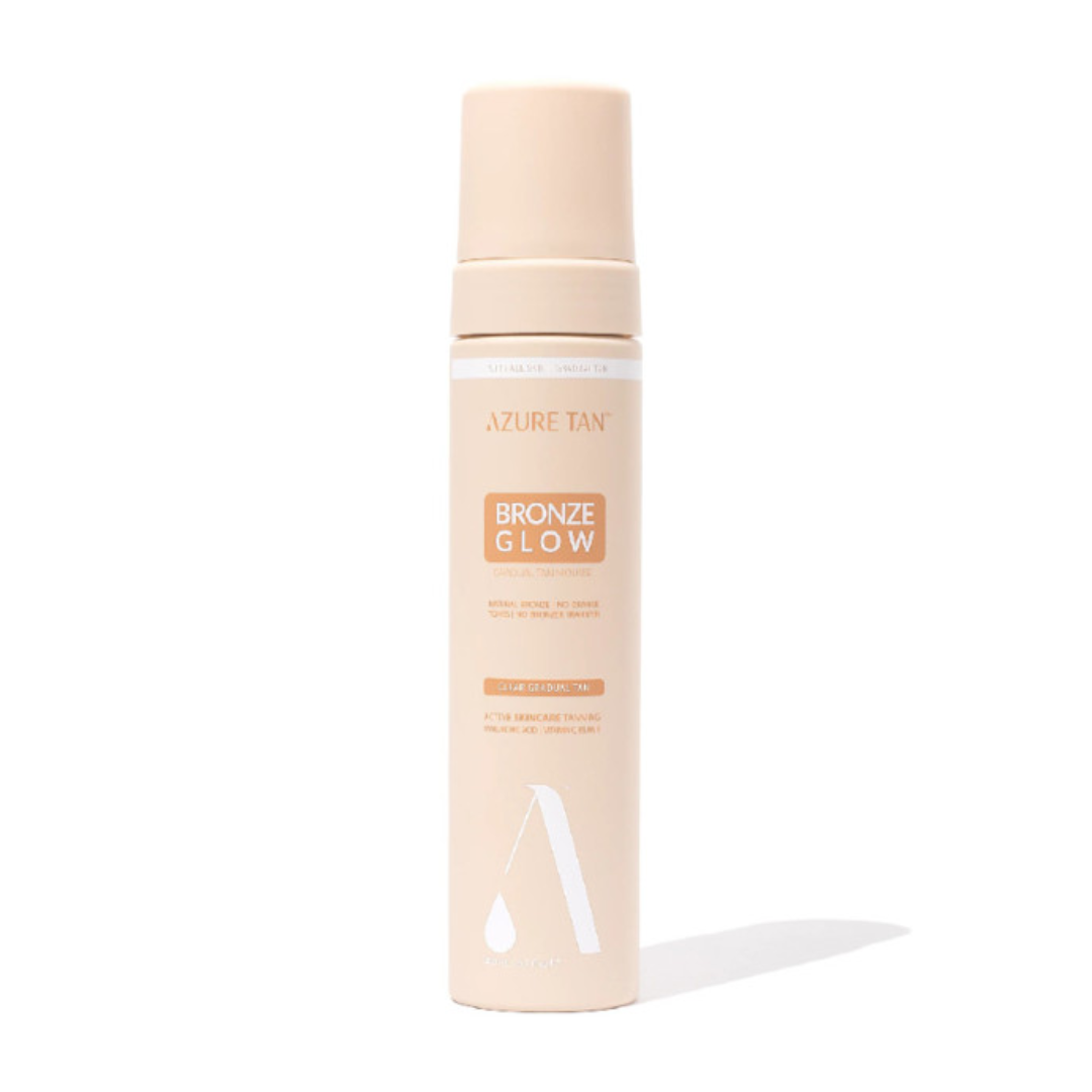 Azure Tan "Bronze Glow – Gradual Tan" palaipsninį švytintį bronzinį savaiminio įdegio efektą suteikiančios putos 200 ml