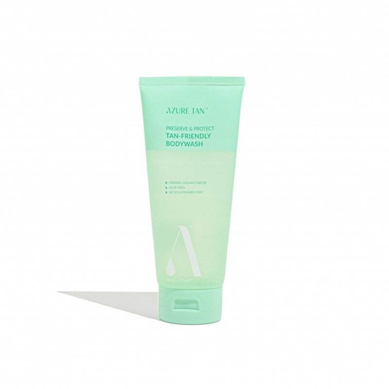 Azure Tan "Preserve & Protect Tan Friendly Bodywash" savaiminį įdegį apsaugantis kūno prausiklis 200 ml