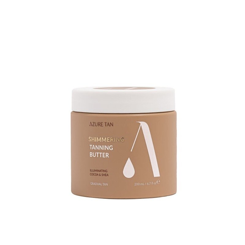 Azure Tan "Shimmering Tanning Butter" žėrėjimą suteikiantis savaiminio įdegio sviestas 200 ml