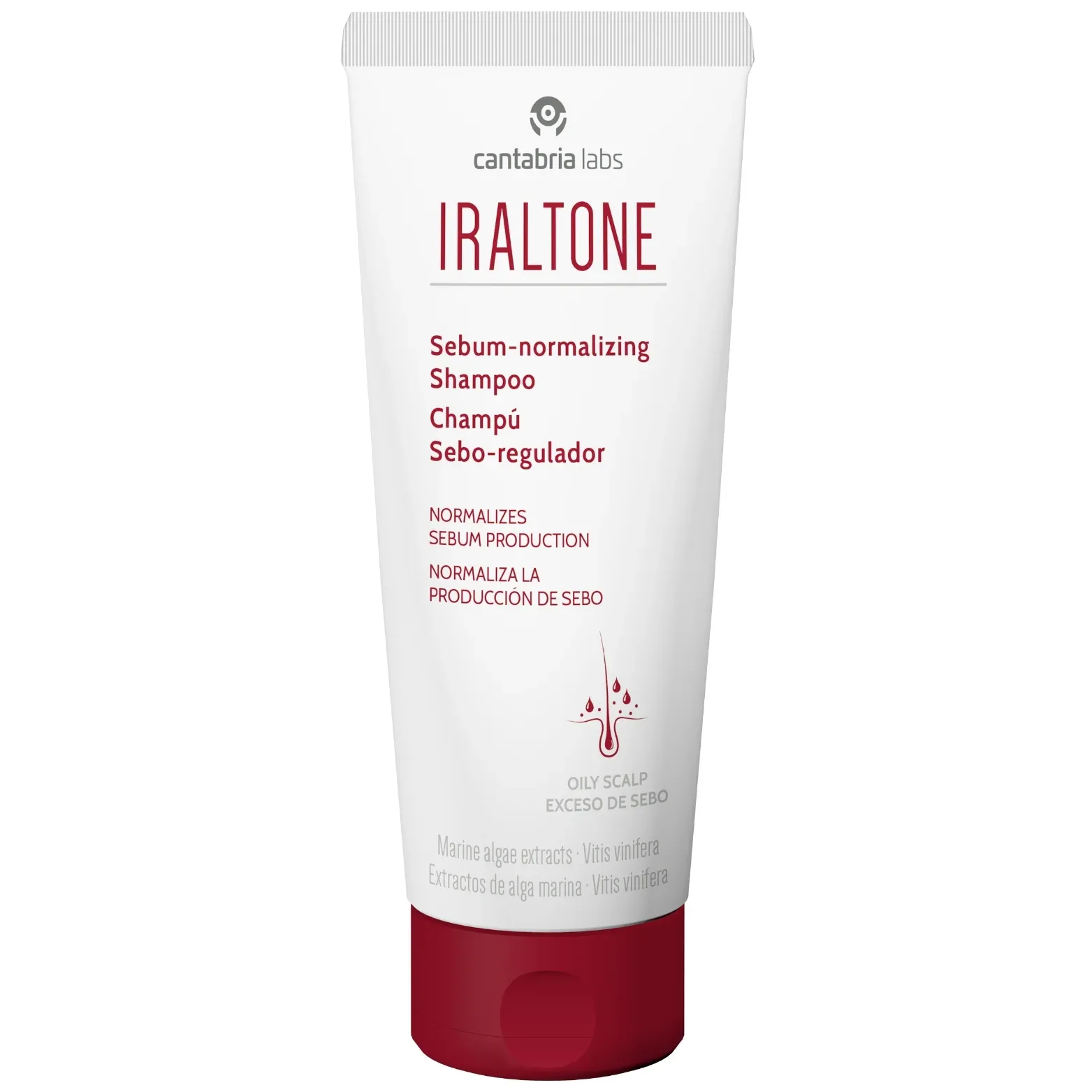 Cantabria Labs Iraltone Sebor Shampoo šampūnas riebiai galvos odai 200 ml