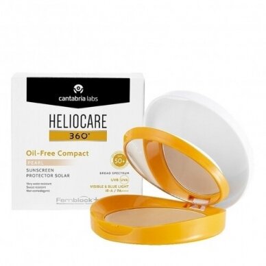 Heliocare 360 Oil-Free apsauginė kompaktinė pudra SPF50 10 g 