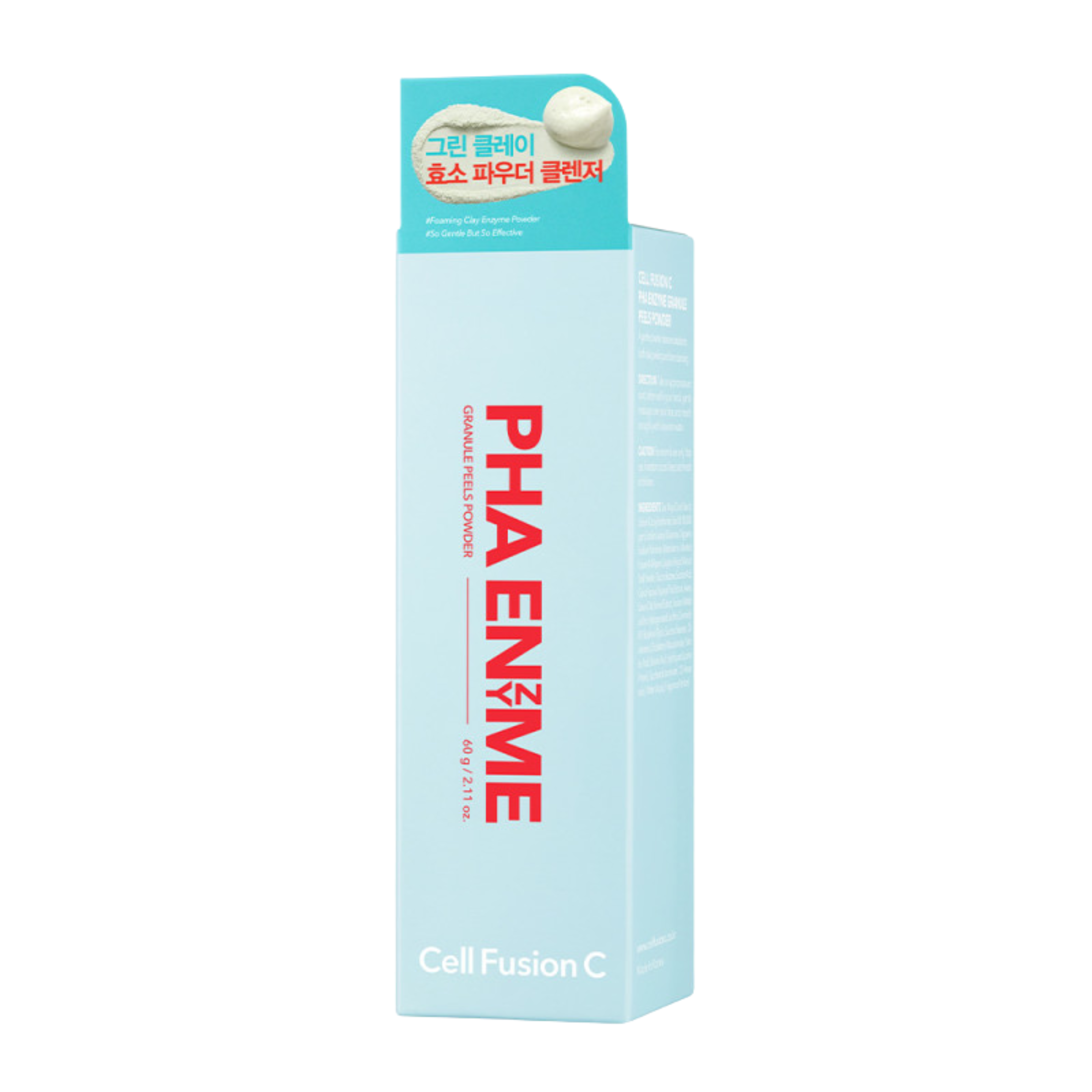 Cell Fusion C CFCR „PHA Enzyme Granules Peels Powder“ fermentinis šveitiklis su žaliojo molio milteliais 60 g