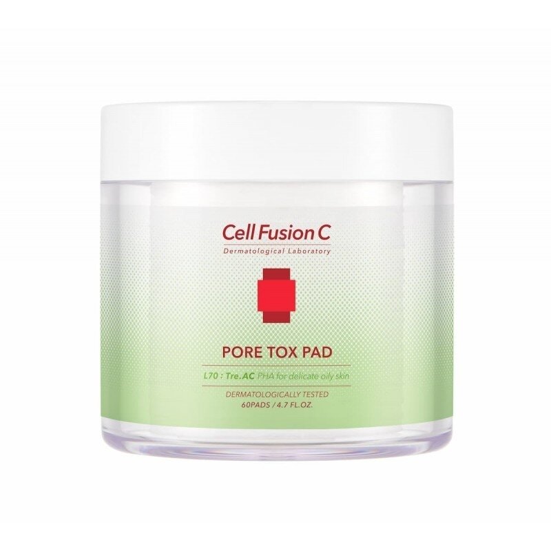 Cell Fusion C "Pore Tox Pad" Poras sutraukiantis ir drėkinantis tonikas diskeliuose