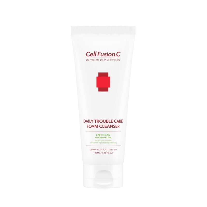 Cell Fusion C „Daily Trouble Care Cleanser“ prausiklis riebiai odai 130 ml