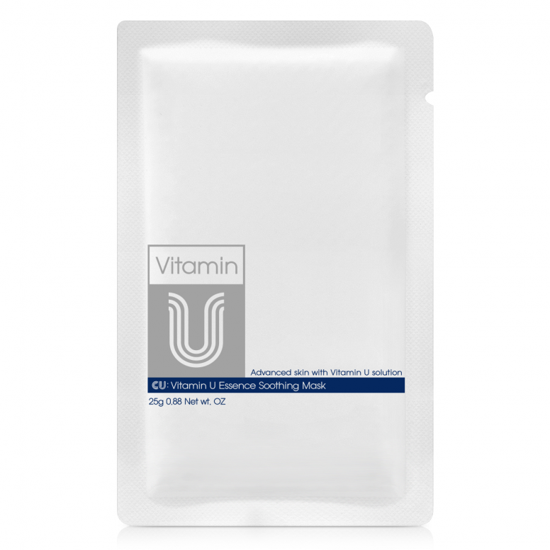 CUSKIN maitinamoji ir raminamoji lakštinė veido kaukė su vitaminu U 1 vnt.