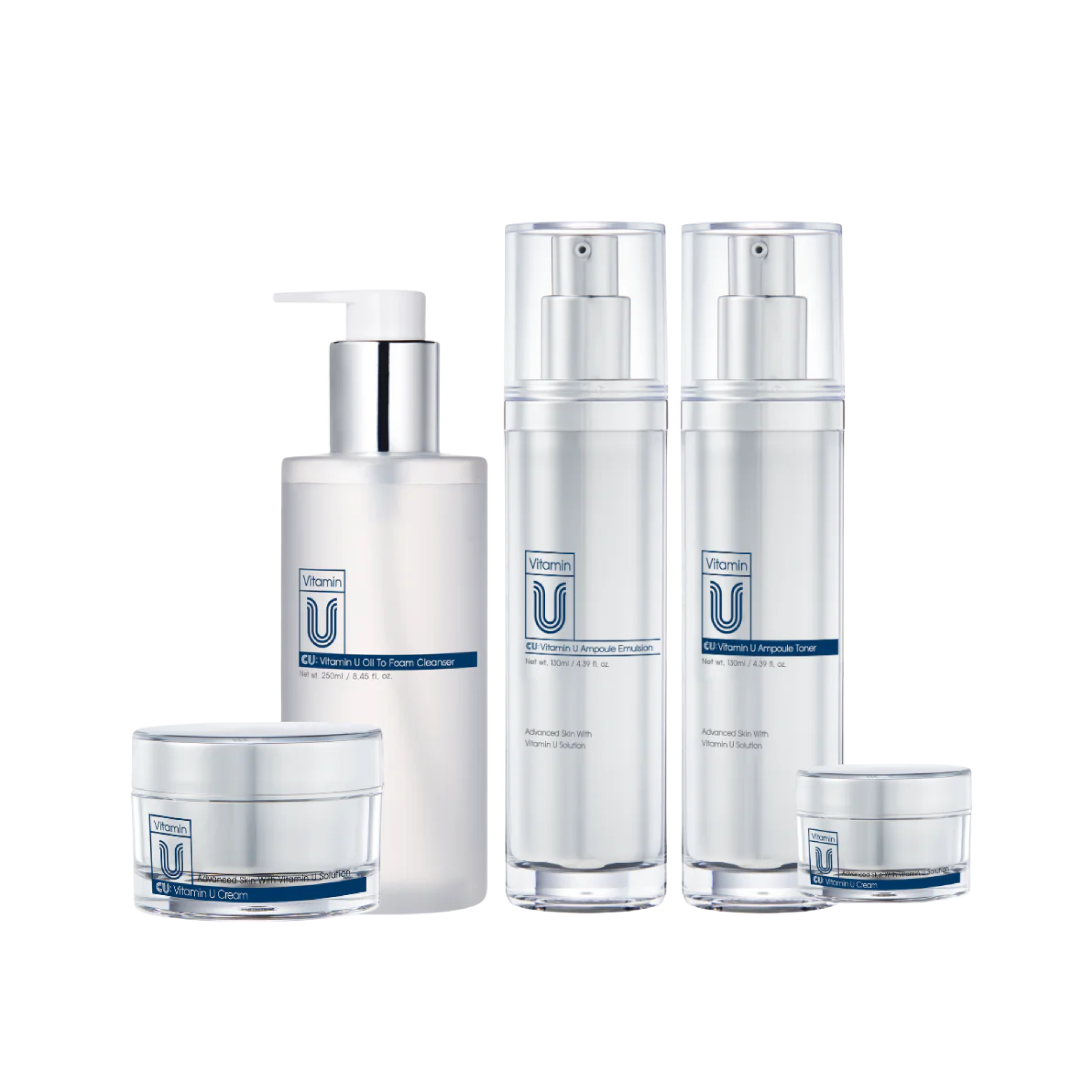 CUSKIN skaistinantis ir drėkinantis rinkinys su vitaminu U