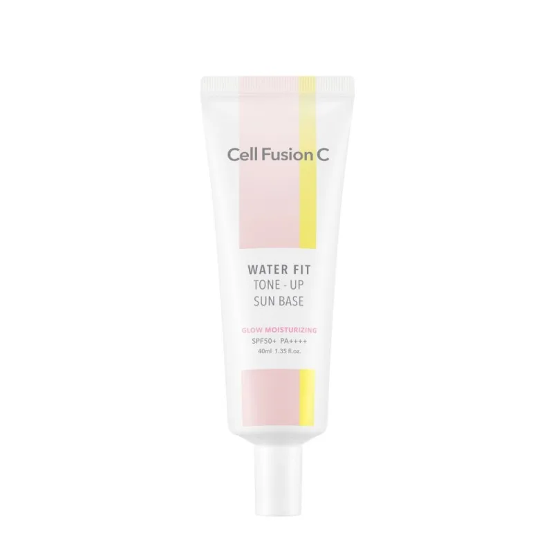 Cell Fusion C "Water Fit Tone Up Sun Base SPF 50+ PA++++" skaistinanti ir drėkinanti makiažo bazė su apsauga nuo saulės 40 ml