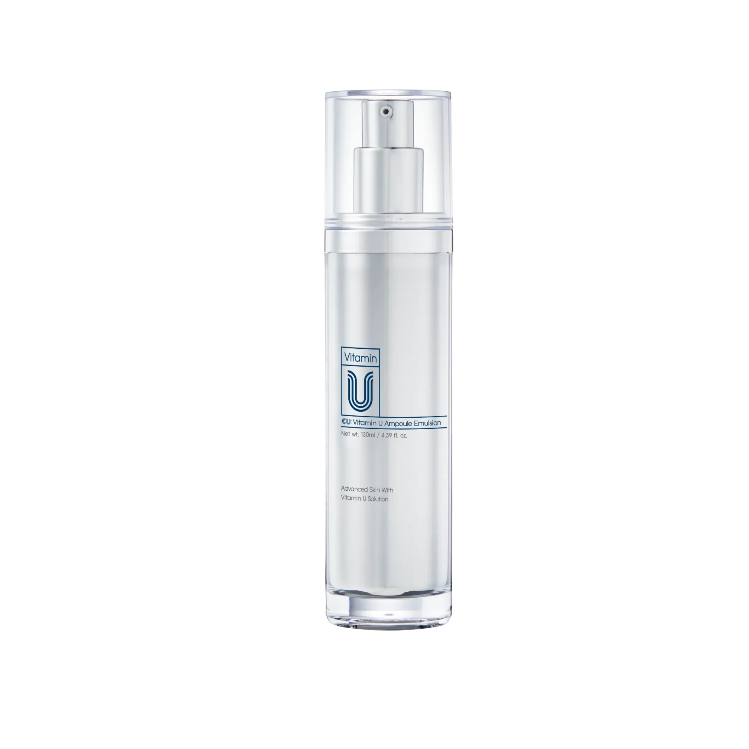 CUSKIN daugiafunkcinė skaistinanti veido emulsija su vitaminu U, visiems odos tipams 130 ml