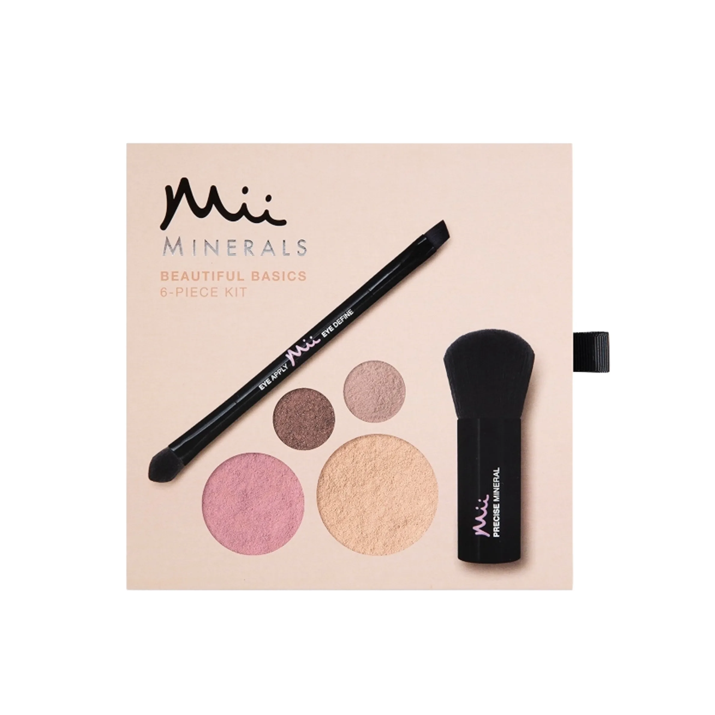 MII Cosmetics Minerals Beautiful Basic 6 mineralinių produktų rinkinys 