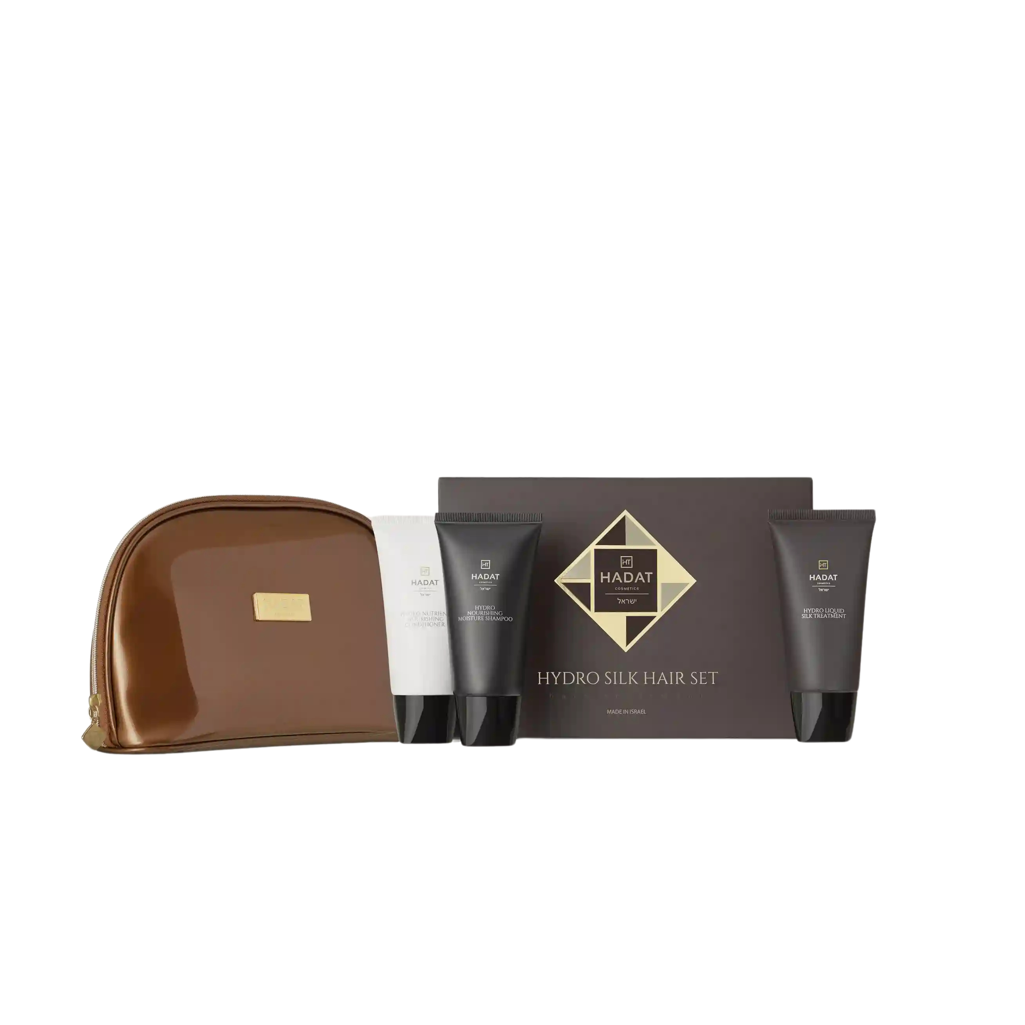 Hadat cosmetics Liquid Silk Hair Set skysto šilko plaukų priežiūros rinkinys