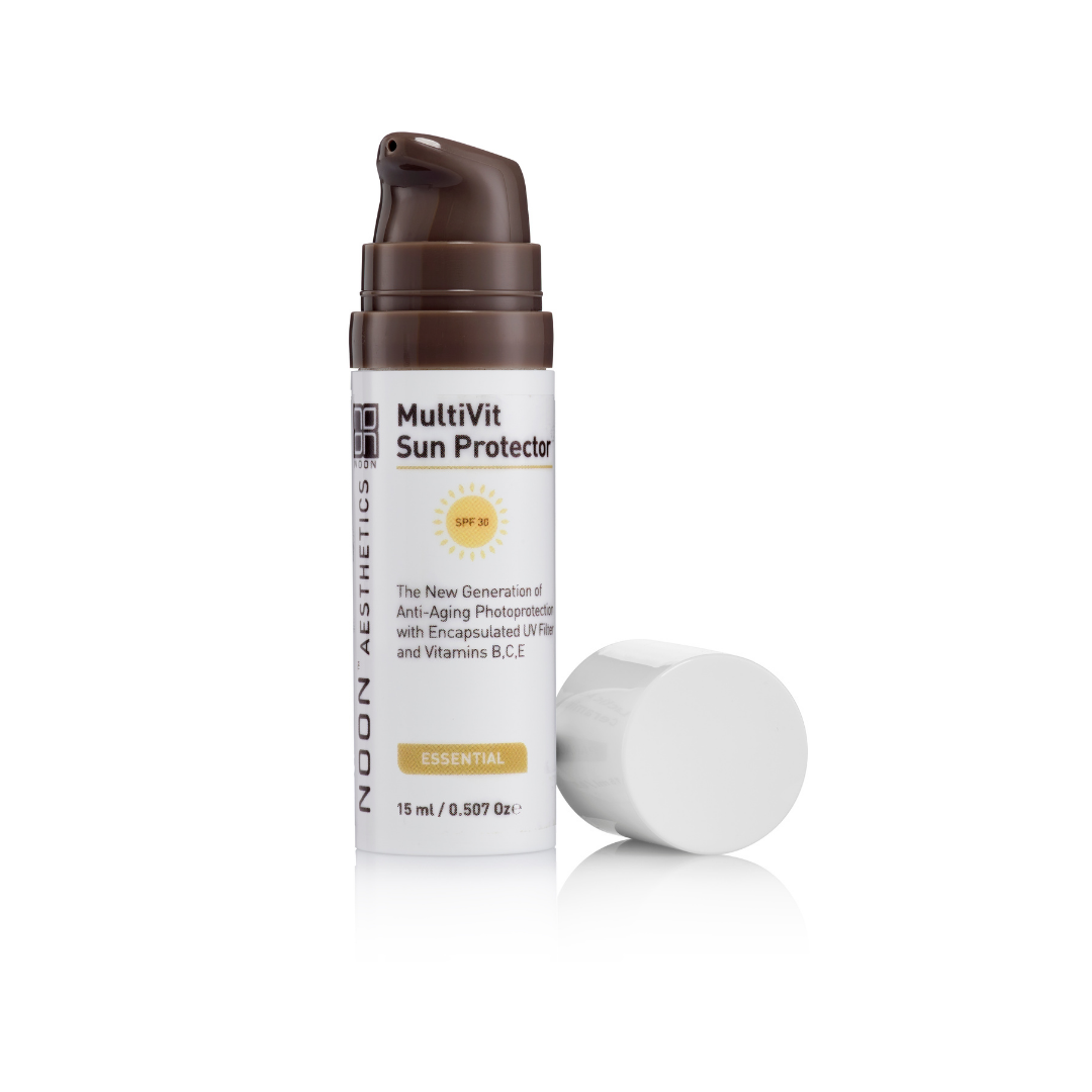 NOON Aesthetics MultiVit Sun Protector SPF 30 veido kremas nuo saulės 15 ml