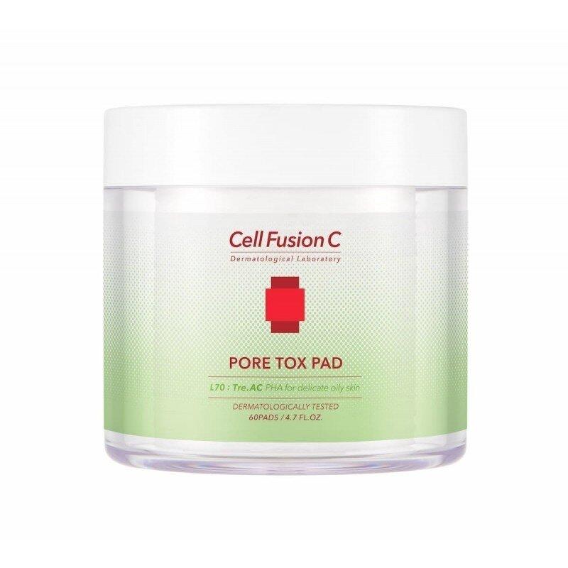 Cell Fusion C "Pore Tox Pad" Poras sutraukiantis ir drėkinantis tonikas diskeliuose