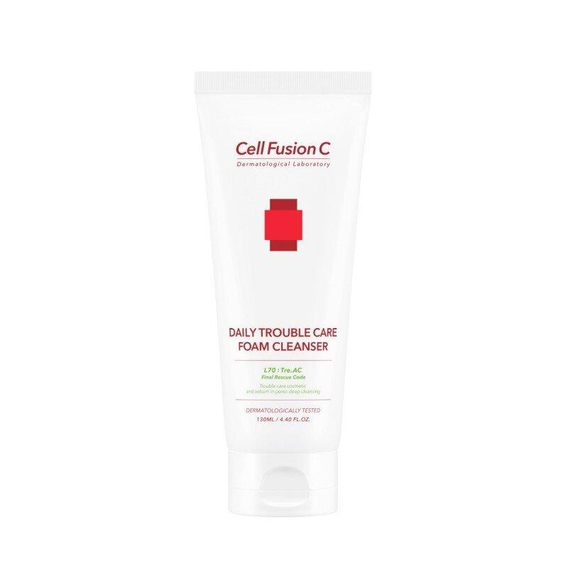 Cell Fusion C „Daily Trouble Care Cleanser“ prausiklis riebiai odai 130 ml