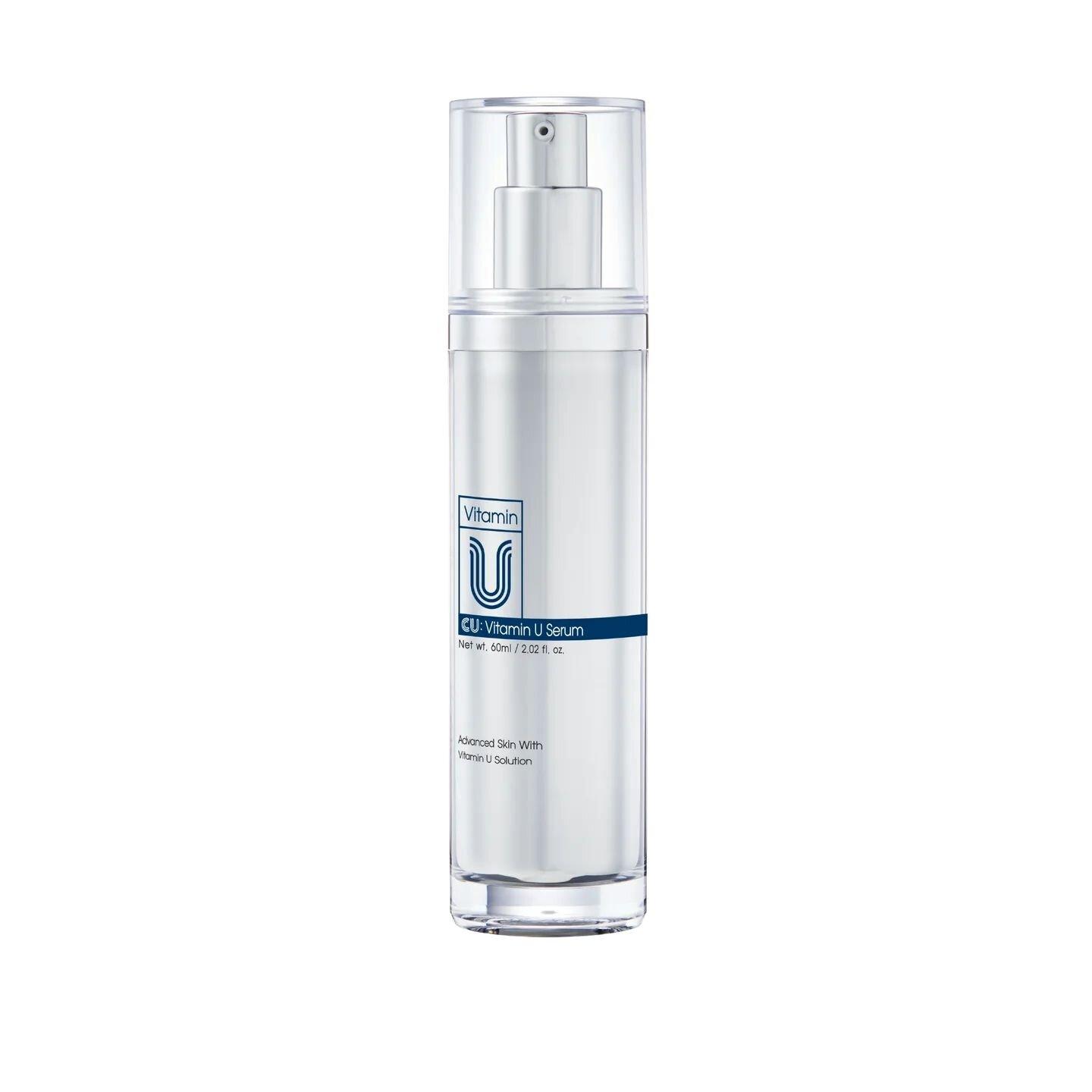 CUSKIN šviesinantis ir raukšles mažinantis veido serumas su vitaminu U 60 ml