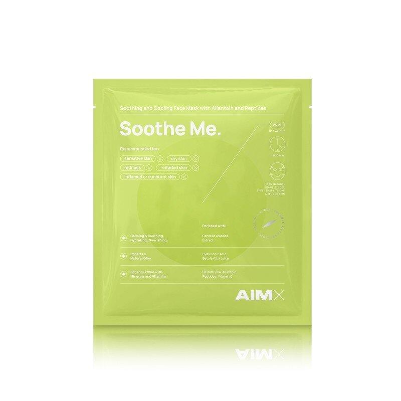 AIMX greito poveikio raminanti veido kaukė su peptidais „Soothe Me“ 1 vnt.